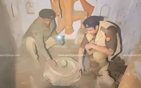 संभल में 46 साल बाद खुला मंदिर का ताला : खुदाई के दौरान मिला शिवलिंग और प्राचीन कुआं, पुलिस ने साफ-सफाई कर कराया उद्धार