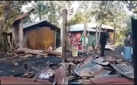 बांग्लादेश: छत्रग्राम में अज्ञात हमलावरों ने हिन्दू का घर जलाया, गौशाला और गायों को भी जला दिया