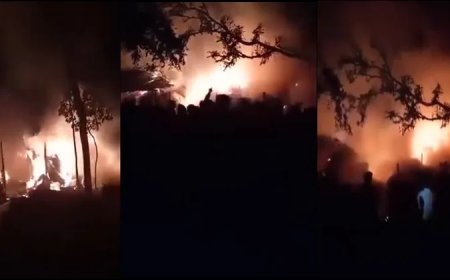 बांग्लादेश: पंचगढ़ जिले में मुस्लिम कट्टरपंथियों ने हिन्दुओं के घरों में लगाई आग