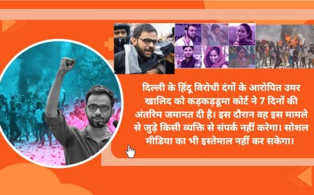 दिल्ली दंगा मामला: उमर खालिद को कड़कड़डूमा कोर्ट से मिली अंतरिम जमानत