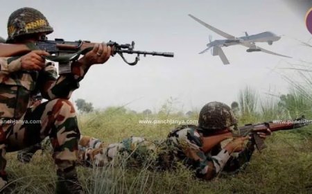 बांग्लादेश सीमा पर दिखे UAV : बीएसएफ को मिले मार गिराने के निर्देश