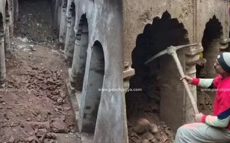 संभल : आठवें दिन भी जारी रहा ASI का सर्वे, प्राचीन बावड़ी का सिरा तलाशने में जुटी टीम