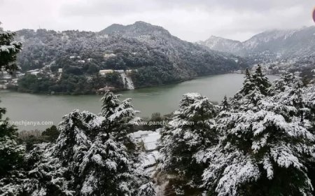 उत्तराखंड : नए साल पर सैलानियों के स्वागत में हुई बर्फबारी, 5 दिन पहले ही पैक हो गए अधिकांश हिलस्टेशन