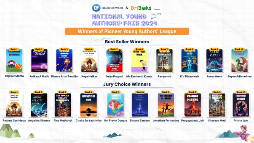 Pioneering Creativity: National Young Authors Fair (NYAF) Announces Winners of Pioneer League in India