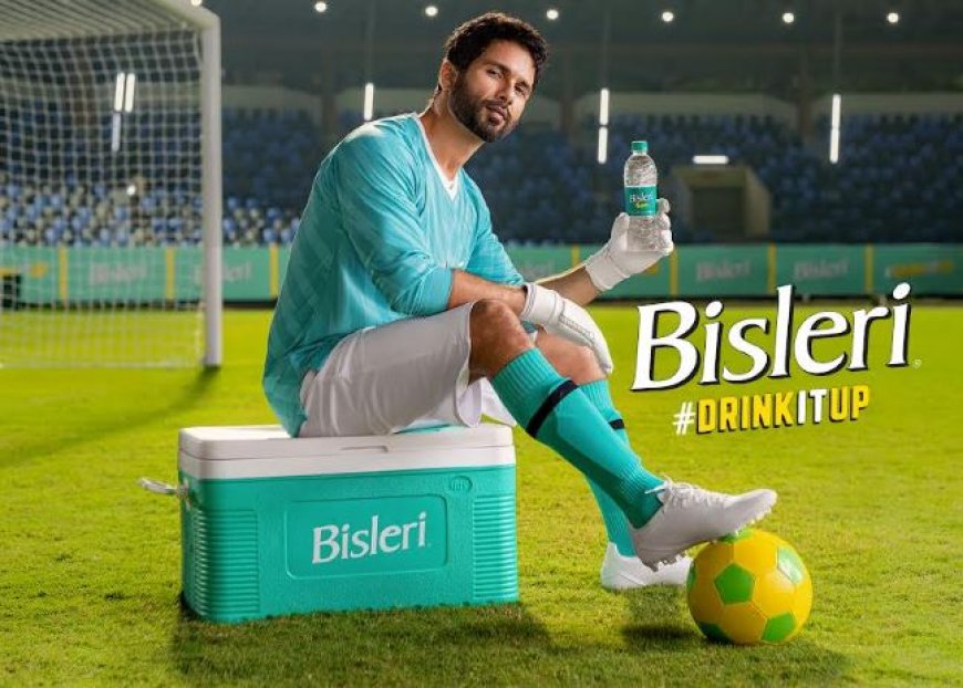 Bisleri Unviels New #DRINKITUP Sports Campaign Featuring Shahid Kapoor and Football Stars