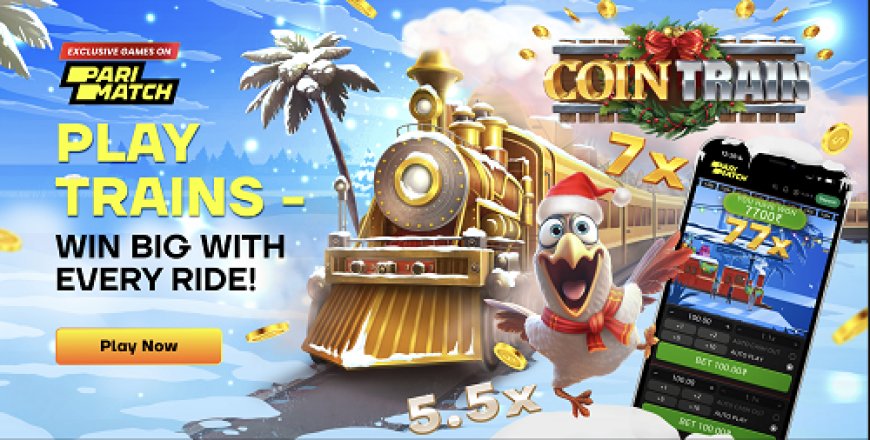 Parimatch's Exclusive Gaming Lineup: Fire Boom and Coin Train Holiday Edition