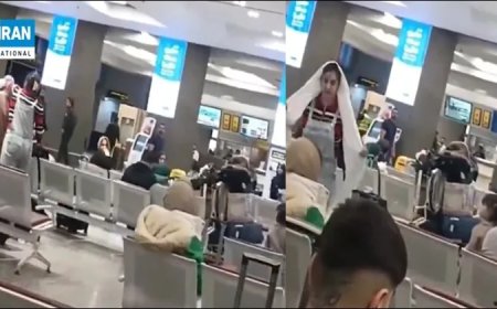ईरान: एयरपोर्ट पर महिला ने मौलवी की पगड़ी उतारी, अपने सिर पर रख कहा-मिल गई तुम्हें इज्जत
