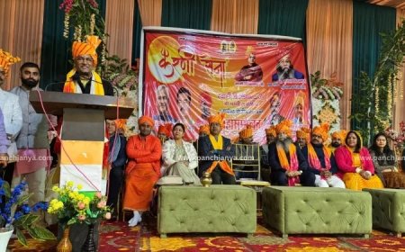 उत्तराखंड : हरिद्वार में विवेकानंद 163वीं जयंती पर हुआ करणी सेना का महासम्मेलन