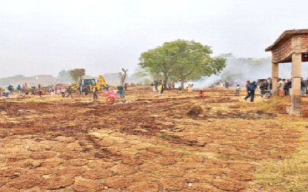 हिंदुओं ने खाली कराई श्मशान भूमि