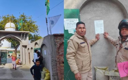 काशीपुर भुल्लन शाह मजार पर अवैध निर्माण हटाने का अल्टीमेटम, प्रशासन ने अवैध मजारों पर कार्रवाई तेज की