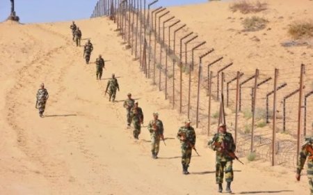 राजस्थान में भारत-पाकिस्तान बॉर्डर पर बीएसएफ का हाई अलर्ट