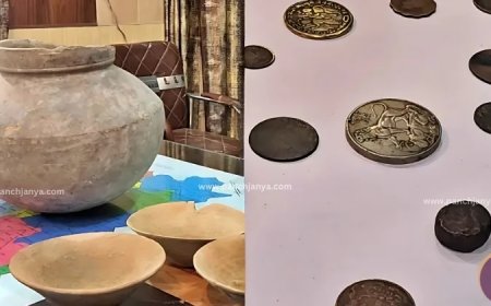 संभल में जमीन से निकले भगवान राम और लक्ष्मण के सिक्के : आल्हा-ऊदल के गुरु की समाधि के पास मिलीं प्राचीन वस्तुएं