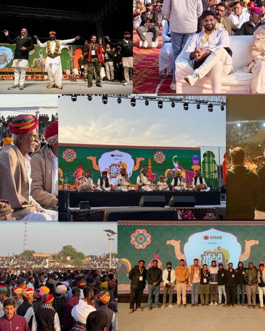 STAGE OTT Hosts Rohidi Music Festival in Sheo, Barmer: A Grand Tribute to Rajasthan's Musical Heritage