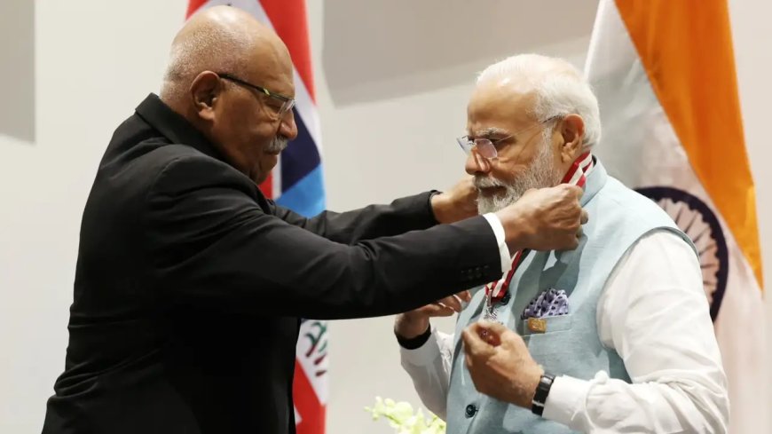 ‘Boss हैं पीएम मोदी’, Modi को दुनिया भर के नेताओं का आदर्श बताया Fiji के प्रधानमंत्री सिटिवेनी राबुका ने