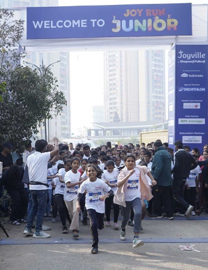 Joyville Shapoorji Pallonji Hosts its First-ever Kid's Marathon (Joy Run Junior) in Hadapsar Annexe, Pune