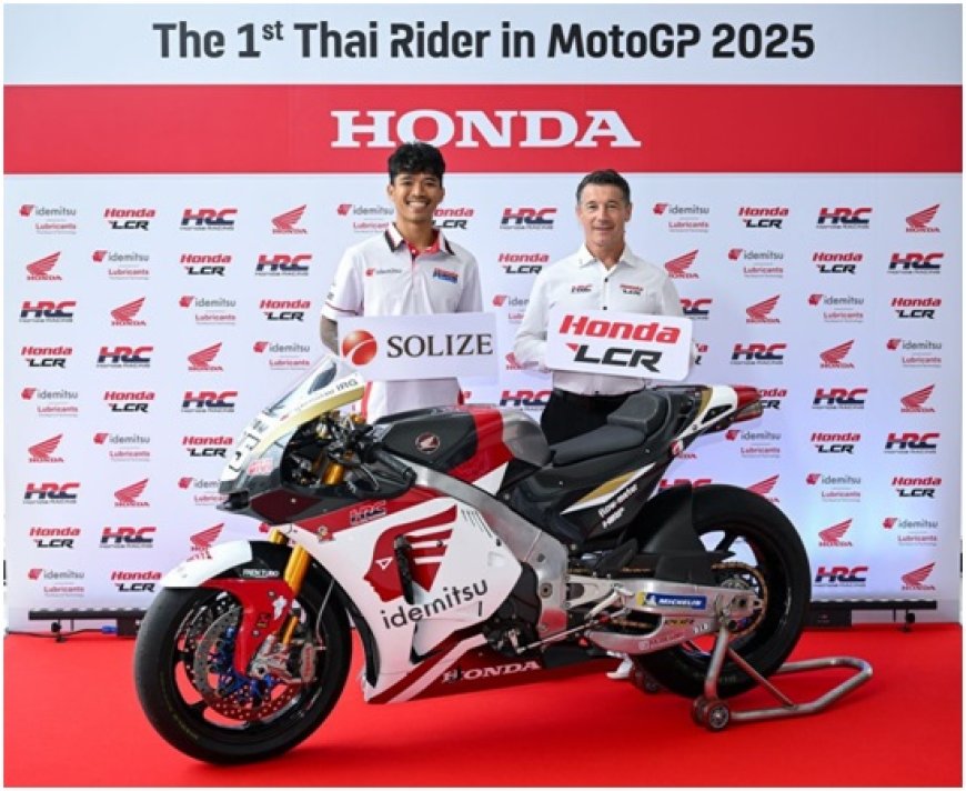 SOLIZE Signs a FY2025 MotoGP&trade; Sponsorship Agreement with IDEMITSU Honda LCR