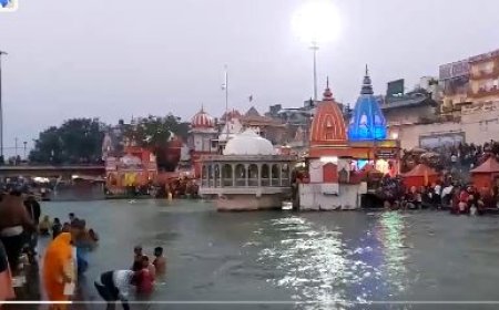 बसंत पंचमी पर हरिद्वार में उमड़ा आस्था का सैलाब, श्रद्धालुओं ने हर की पौड़ी पर लगाई गंगा में डुबकी