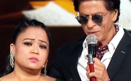 भारती को नहीं पता था शाहरुख का स्टारडम:बोलीं- जब एक्टर ने मेरे बचपन का गेटअप लिया तो मैं इमोशनल हो गई थी