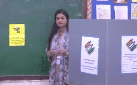दिल्ली चुनाव- 70 सीटों पर वोटिंग जारी:2 आप नेताओं पर केस, एक ने फ्लाइंग किस दी, दूसरे ने आचार संहिता का उल्लंघन किया