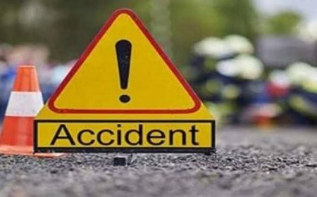 पूर्वांचल एक्सप्रेसवे पर भीषण हादसा: कंटेनर में घुसी तेज रफ्तार डीसीएम, चालक समेत तीन लोगों की मौत