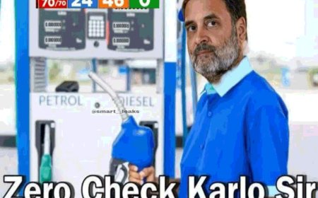 दिल्ली चुनाव पर 10 मीम्स:राहुल का जीरो; रोज डे के बाद लोटस डे; ओझा सर को माया मिली न राम