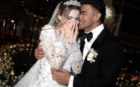 एक्टर साहिल खान ने की दूसरी शादी:26 साल छोटी गर्लफ्रेंड से दुबई के बुर्ज खलीफा में की लैविश वेडिंग; तस्वीरें शेयर कीं