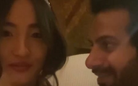 करण वीर मेहरा और चुम दरांग ने मनाया वैलेंटाइन डे:इंस्टाग्राम पर तस्वीरें शेयर कीं; फैंस बोले- आप जैसे कपल बहुत कम होते हैं