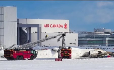 कनाडा में बड़ा विमान हादसा: टोरंटो के पियर्सन एयरपोर्ट पर डेल्टा का विमान दुर्घटनाग्रस्त, 15 घायल