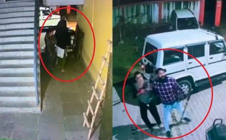 वीडियो में कैद हमलावर: नया मुरादाबाद में पीएफए की जिला अध्यक्ष की हॉकी से पिटाई, घर में घुस जमकर किया हंगामा