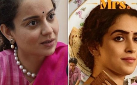 कंगना रनोट ने सान्या मल्होत्रा की मिसेज की आलोचना की:कहा, बुजुर्गों को राक्षस दिखाना और घरेलू महिलाओं की तुलना वेतन पाने वालों से करना बंद करें