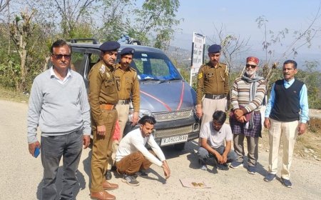 हिमाचल में सोने की नकली ईंट के नाम पर फ्रॉड:बुजुर्ग से 2 लाख ठगे, दोबारा ठगी का प्रयास, दो आरोपी गिरफ्तार