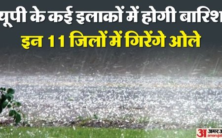 UP Weather : आज से पूरे प्रदेश में बदलेगा मौसम, तेज हवा के साथ होगी बारिश; इन जिलों में ओले गिरने का अलर्ट
