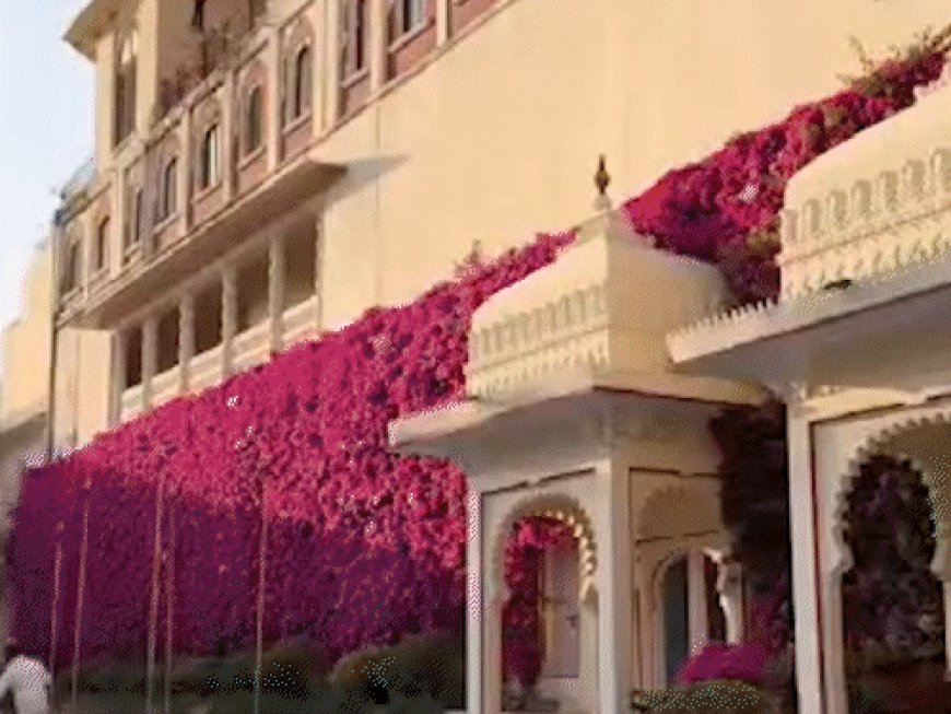 IIFA 'ट्रेजर हंट' के लिए उदयपुर आए स्टार:एक्ट्रेसेस​​​​​​​ करिश्मा तन्ना और इन्फ्लुएंसर सुखमनी गंभीर ने सिटी पैलेस में की शूटिंग, पिछोला और अमराई घाट पर भी होगा शूट