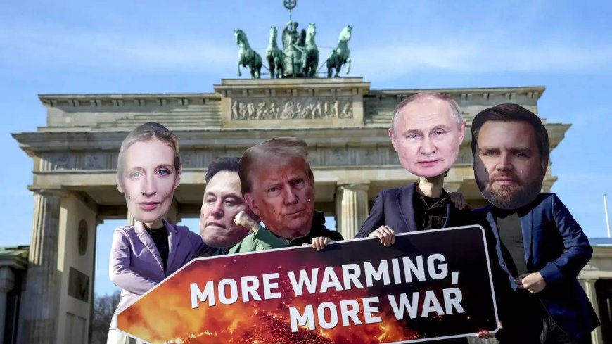 In pics: Protests in Berlin featuring Trump, Musk, Putin before German elections