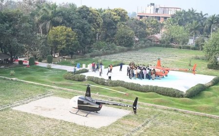 गोंडा: पूर्व भाजपा सांसद बृजभूषण शरण सिंह ने खरीदा एक और हेलीकॉप्टर, सोशल मीडिया पर शेयर की तस्वीरें