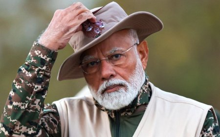 गिर वन्यजीव अभयारण्य में PM मोदी ने जंगल सफारी का उठाया लुत्फ, सामने आईं तस्वीरें