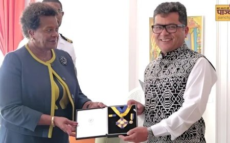 बारबाडोस ने PM मोदी को दिया सर्वोच्च सम्मान : ‘ऑर्डर ऑफ फ्रीडम ऑफ बारबाडोस’ से हुए सम्मानित भारतीय प्रधानमंत्री