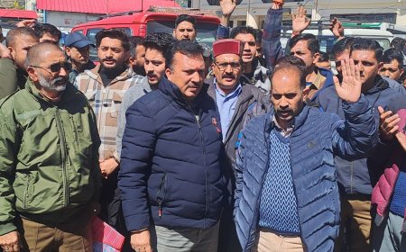 हिमाचल में थम जाएंगे HRTC बसों के पहिए:ड्राइवर-कंडक्टर का ऐलान; बोले-59 करोड़ दो, नहीं तो 9 मार्च की रात 12 बजे से हड़ताल