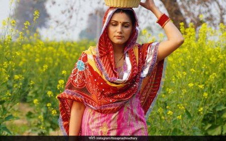 टीवी पर बज रहा था घुंघरू टूट जावेगा गाना और सपना चौधरी लगा रही थीं पोछा, एक्ट्रेस ने कुछ यूं दिया रिएक्शन की लोग बोले- जमीन से...