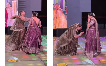 डांस फ्लोर पर बहू ने सास को बुलाकर किया ऐसा काम, देख दंग रह गए लोग, अब धड़ाके से वायरल हो रहा वीडियो