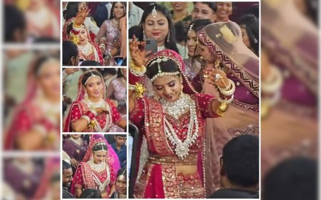 दूल्हे को देख एक्साइटेड हुई दुल्हन, एंट्री पर डांस करते समय अचानक हुआ कुछ ऐसा... हो गई इमोशनल