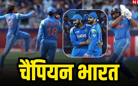 हम चैंपियन, जश्न में डूब जाइए... भारत ने न्यूजीलैंड को हराकर जीता चैंपियंस ट्रॉफी का खिताब