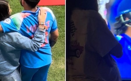 भारत की चैंपियंस ट्रॉफी में जीत पर सेलेब्स का सेलिब्रेशन:अनुष्का ने विराट कोहली को लगाया गले, अमिताभ बच्चन, अजय देवगन समेत कई सेलेब्स ने दी बधाई