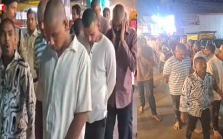 चैंपियंस ट्रॉफी जीत के जश्न में हुड़दंगियों ने कोतवाली TI से की बदतमीजी, पुलिस ने सड़क पर निकाली सारी गर्मी