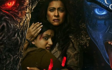 काजोल की अपकमिंग फिल्म 'मां' का पोस्टर जारी:पावरफुल लुक में नजर आ रही हैं एक्ट्रेस, फैंस ने दिया पॉजिटिव रिएक्शन