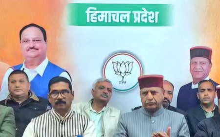 हिमाचल में 27 को BJP का विधानसभा घेराव:बिंदल बोले- सदन के भीतर व बाहर सरकार को घेरेंगे; कांग्रेस झूठ बोलने में पीएचडी