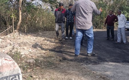 देहरा में चिंतपूर्णी-बरवाड़ा सड़क निर्माण मानकों से बेहतर:गुणवत्ता जांच रिपोर्ट पेश, 40 साल से ग्रामीण कर रहे रोड का इंतजार