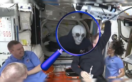 सुनीता विलियम्स के सामने जब आया 'एलियन', इंटरनेशनल स्पेस स्टेशन पर यह क्या नजर आया- VIDEO देखिए