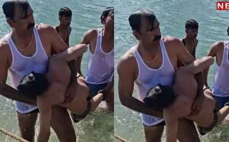 यूपी पुलिस के सब इंस्पेक्टर की बहादुरी को सलाम, लखीमपुर खीरी के तालाब में डूब रहे 5 युवकों की बचाई जान