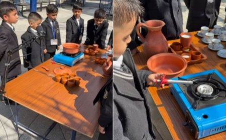 स्कूल में चाय बनाना सीख रहे थे LKG के छात्र, देखकर खुश हुए पैरेंट्स, यूजर्स बोले- काश, हमारे टाइम में भी ऐसी एक्टिविटीज़ होतीं